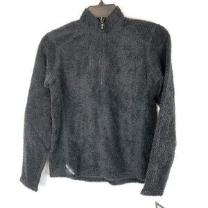 Hot Chillys Youth Girl’s Size Large Black Fleece Zip Up Sweatshirt
